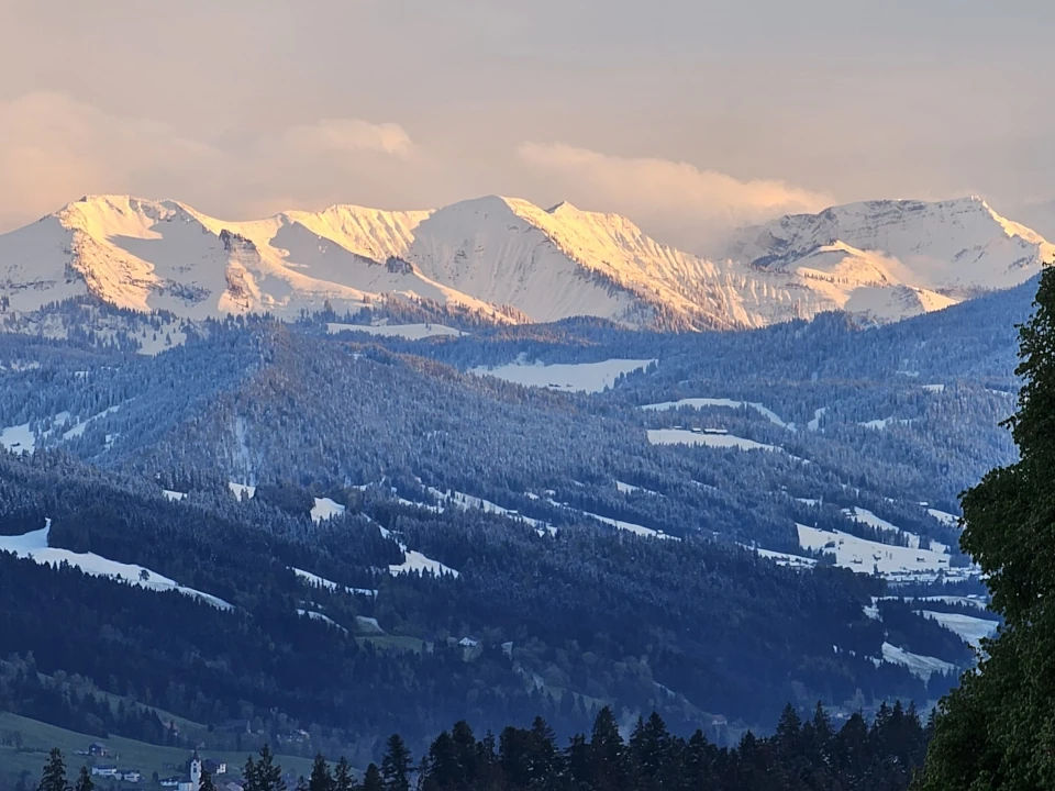 Blick auf die Berge